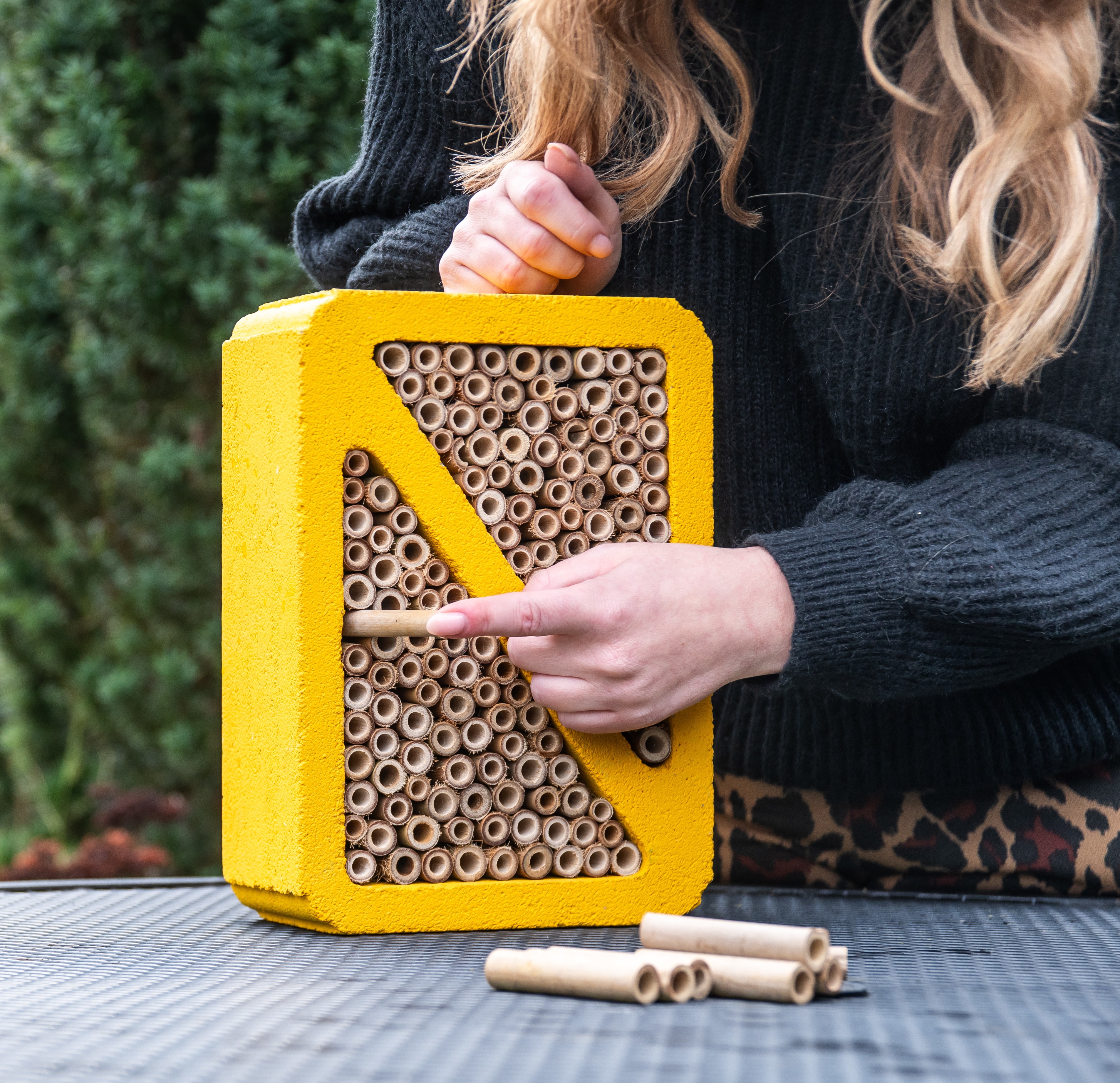 Photo d'un hôtel à abeilles